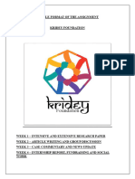 Kridey Sample Draft