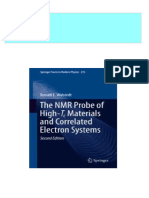 The NMR Probe of High TC Materials and Correlated Electron Systems 2nd Edition Russell E. Walstedt (Auth.) 2024 Scribd Download