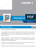 Educación Financiera: Módulo 2