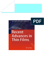 Instant Access To Recent Advances in Thin Films Sushil Kumar Ebook Full Chapters