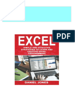 Excel Simple and Effective Strategies To Learn and Execute Excel Programming Volume 3 3rd Edition MR Daniel Jones 2024 Scribd Download