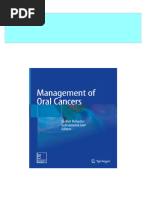 Management of Oral Cancers Sudhir Bahadur All Chapters Instant Download