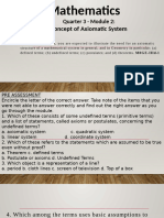 Week 1-2 Mathematical System Math 8