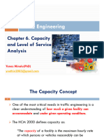 Traffic Engineering: Chapter 6. Capacity and Level of Service Analysis