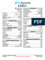 FBW A380X Checklist