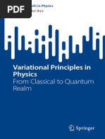 Variational Principles in Physics: From Classical To Quantum Realm