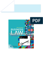 Business Law Australian 10th Edition Gibson Solutions Manual Download PDF