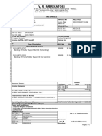 V. R. Fabricators: Tax Invoice