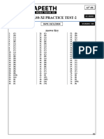 Class 11th Answer Key - 02