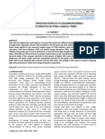 Numerical Investigations in To Crashworthiness Characteristics of Steel Conical Tubes