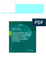 Complete Sustainability On University Campuses Learning Skills Building and Best Practices Walter Leal Filho PDF For All Chapters