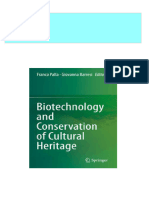 Ebooks File Biotechnology and Conservation of Cultural Heritage 1st Edition Franco Palla All Chapters