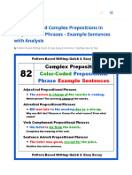 82 Color-Coded Complex Prepositions in Prepositional Phrases - Example Sentences With Analysis - Teaching Writing Fast and Effectively!