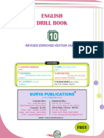 Namma Kalvi 10th English Surya Drill Book 218965