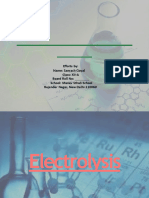 Electrolysis Project