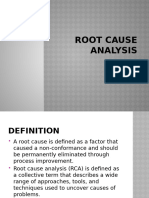 Root Cause Analysis