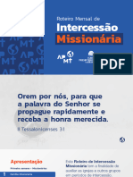 APMT - Roteiro de Intercessão Missionária 2023