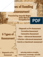 Types of Reading Asseement