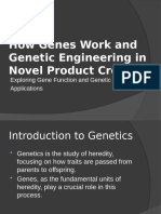 Lesson 6 How Genes Work and How Genetic Engineering Is Used To Produce Novel Products