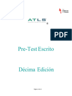 Décima Edición. Pretest Escrito. Folleto de Examen. Español