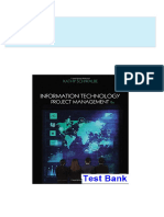 Instant Download Information Technology Project Management 8th Edition Kathy Schwalbe Test Bank PDF All Chapter