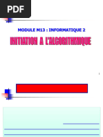 Algorithmique 2020 Séance1