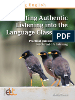 Integrating Authentic Listening Into The Language Classroom (2021)