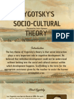 Vygotsky's Sociocultural Theory