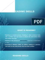 Reading Skills