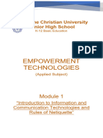 ETECH - Ntroduction To ICT