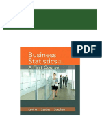 Full Business Statistics: A First Course 7th Edition (Ebook PDF) Ebook All Chapters