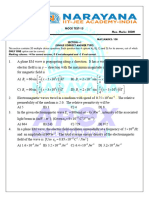 SR Iit Star Model - A&apex - Jee Main PTM-15 (Pt-15-Syllabus) Mock Test QP (12-11-24)