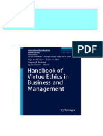 Full Handbook of Virtue Ethics in Business and Management 1st Edition Alejo José G. Sison PDF All Chapters