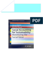 Full Download Social Accounting For Sustainability: Monetizing The Social Value 1st Edition José Luis Retolaza PDF