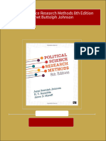 Instant Ebooks Textbook Political Science Research Methods 8th Edition Janet Buttolph Johnson Download All Chapters