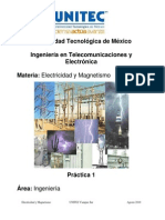 Práctica 1 Electricidad y Magnetismo