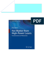 Full Download Hot Matter From High Power Lasers Fundamentals and Phenomena Peter Mulser PDF