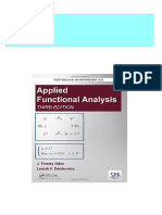 Complete Download Applied Functional Analysis, Third Edition John Tinsley Oden PDF All Chapters