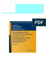 PDF Proceedings of The Thirteenth International Conference On Management Science and Engineering Management: Volume 1 Jiuping Xu Download