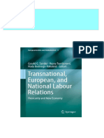 Complete Download Transnational European and National Labour Relations Gerald G. Sander PDF All Chapters