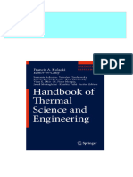 Full Download Handbook of Thermal Science and Engineering 1st Edition Francis A. Kulacki PDF