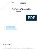 Contenido Página Web