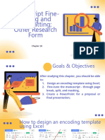 Chapter 9 - Manuscript Fine-Tuning and Formatting Other Research Form