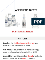 Local Anesthetic Agents