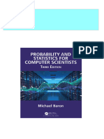 Instant Access To Probability and Statistics For Computer Scientists Third Edition Michael Baron Ebook Full Chapters