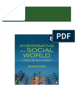 PDF (Ebook PDF) Investigating The Social World: The Process and Practice of Research 8th Edition Download