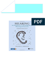 PDF Hearing: An Introduction To Psychological and Physiological Acoustics, Sixth Edition Stanley A. Gelfand Download