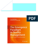 Complete Download The Emergence Paradigm in Quality Management: A Way Towards Radical Innovation Teun Hardjono PDF All Chapters