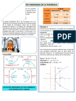 Clase Ecuación Ordinaria de La Parábola