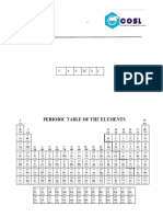 Chemistry Olympiad Sri Lanka: Index Number